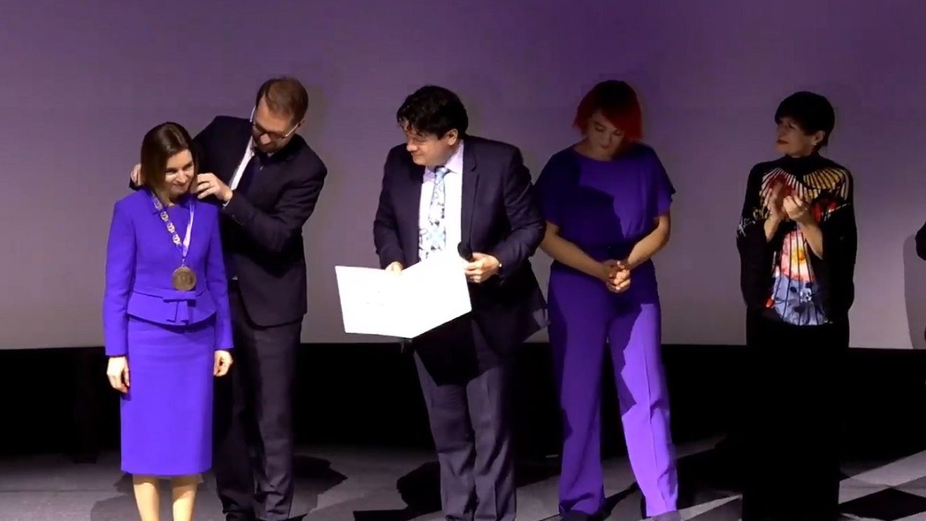 Maia Sandu a primit premiul „Timişoara pentru valori europene”, acordat de municipalitate