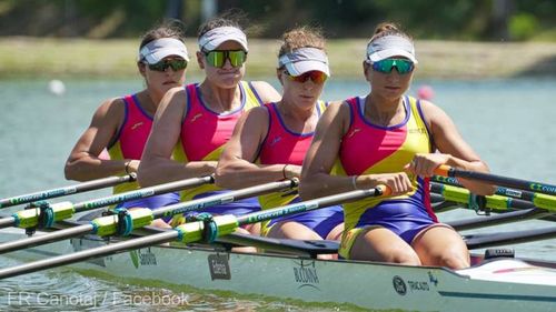 Echipajul feminin de patru vâsle al României a obținut aurul la Campionatul Mondial de canotaj Under-23 din Bulgaria