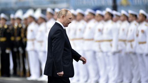 Putin lansează construcţia spărgătorului nuclear de gheaţă Leningrad, pe şantierele de la Sankt Petersburg, înaintea marcării a 80 de ani de la eliberarea Leningradului în al Doilea Război Mondial