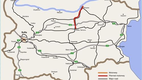 Începe construcția a 40 de km din autostrada Ruse - Veliko Tărnovo