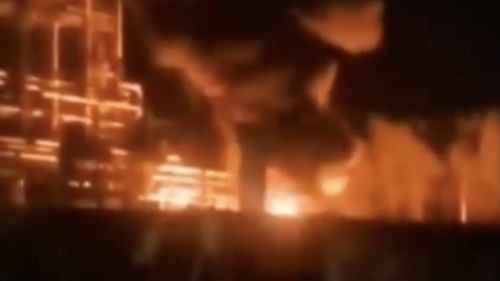 Incendiu de proporții la o rafinărie din regiunea Kaluga, provocat cel mai probabil de drone ucrainene