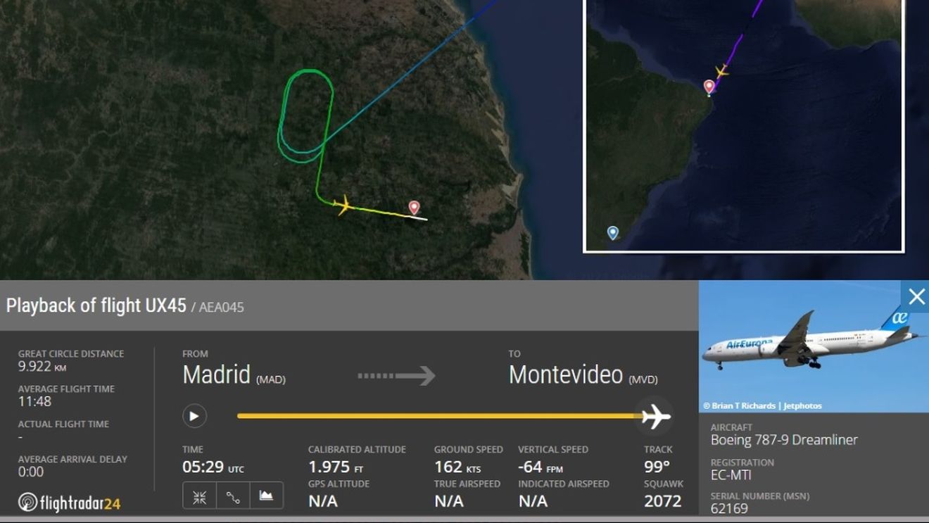 Un Boeing al companiei spaniole Air Europa a aterizat de urgenţă în Brazilia din cauza turbulențelor puternice soldate cu mai mulţi răniţi