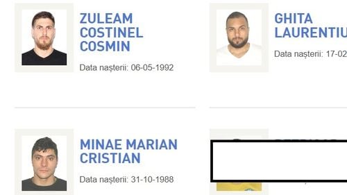 Cei trei suspecți în cazul uciderii omului de afaceri Adrian Kreiner din Sibiu au fost dați în urmărire de polițiști/ Tribunalul Sibiu a emis mandate de arestare preventivă pentru Zuleam, Minae și Ghiță