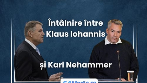 Întâlnire între Klaus Iohannis și cancelarul austriac Karl Nehammer