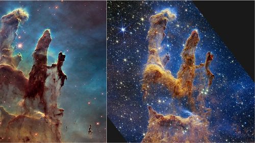 Telescopul James Webb al NASA surprinde o nouă imagine uluitoare a Stâlpilor Creației