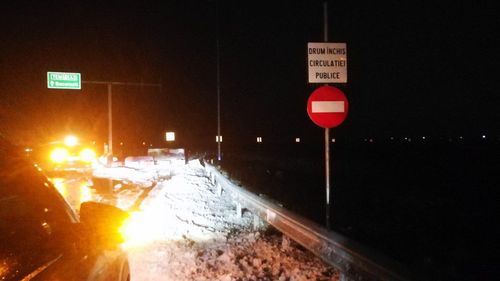 Autostrada A3: nodul rutier de la Moara Vlăsiei, blocat cu parapeți de beton la doi ani de la începerea lucrărilor