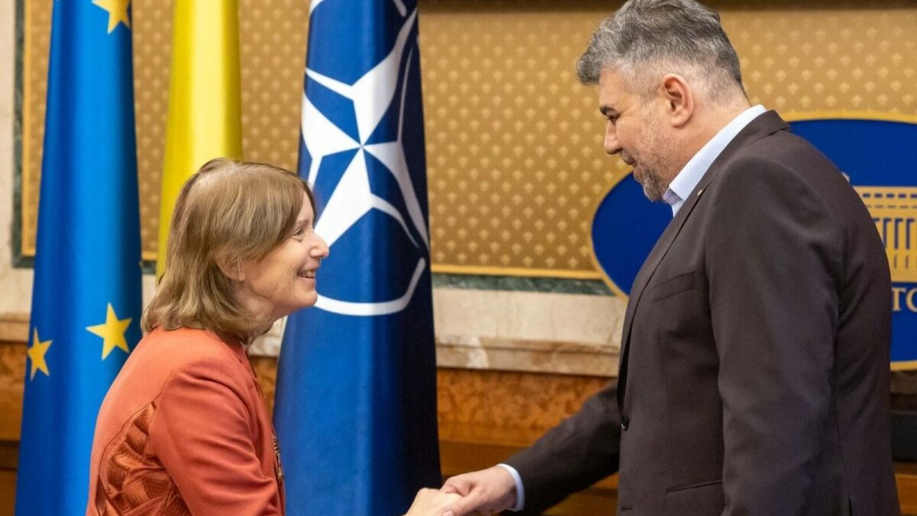 Premierul Ciolacu s-a întâlnit cu ambasadoarea SUA Kathleen Kavalec. Discuții pe teme de securitate și legate de investiții