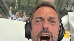 VIDEO: Moment viral cu jurnalistul Pablo Giralt: Cum s-a trăit golul victoriei Argentinei la masa presei