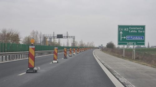 Restricţii de circulaţie pe autostrada A2 Bucureşti - Constanţa, până la data de 25 aprilie / Șoferii sunt sfătuiți să meargă pe ruta Fundulea-Brănești-București