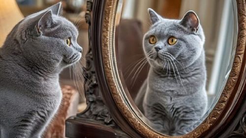 Pisicile nu trec testul oglinzii, susțin oamenii de știință. Faptul că nu se recunosc în oglindă nu le face mai puțin inteligente, ci confirmă că lumea lor se bazează pe miros, sunet și instinct