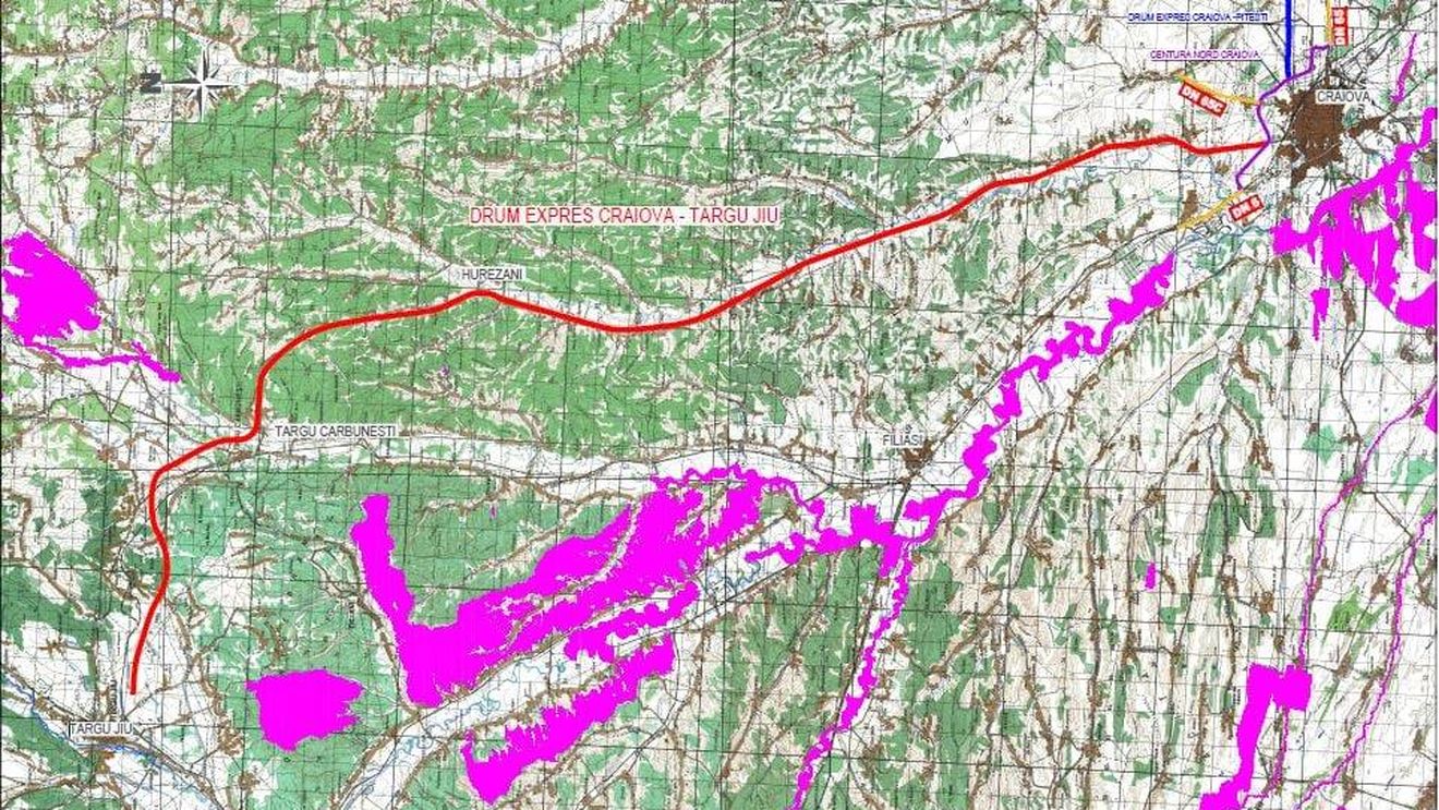 Cele opt proiecte care leagă Oltenia de restul țării. Drumul expres Craiova - Târgu Jiu a trecut de primul hop