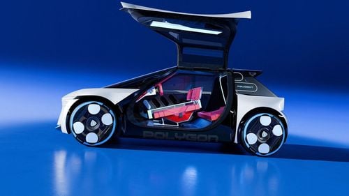 Noul Peugeot Polygon anunță viitorul lui 208: parbriz-ecran, volan pătrat și materiale printate 3D