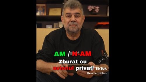 VIDEO Ciolacu recunoaște că a zburat cu avion privat, într-un nou filmuleț postat în campania sa de promovare pe TikTok / Liderul PSD răspunde afirmativ sau negativ la diverse întrebări într-un fel de joc al adevărului 