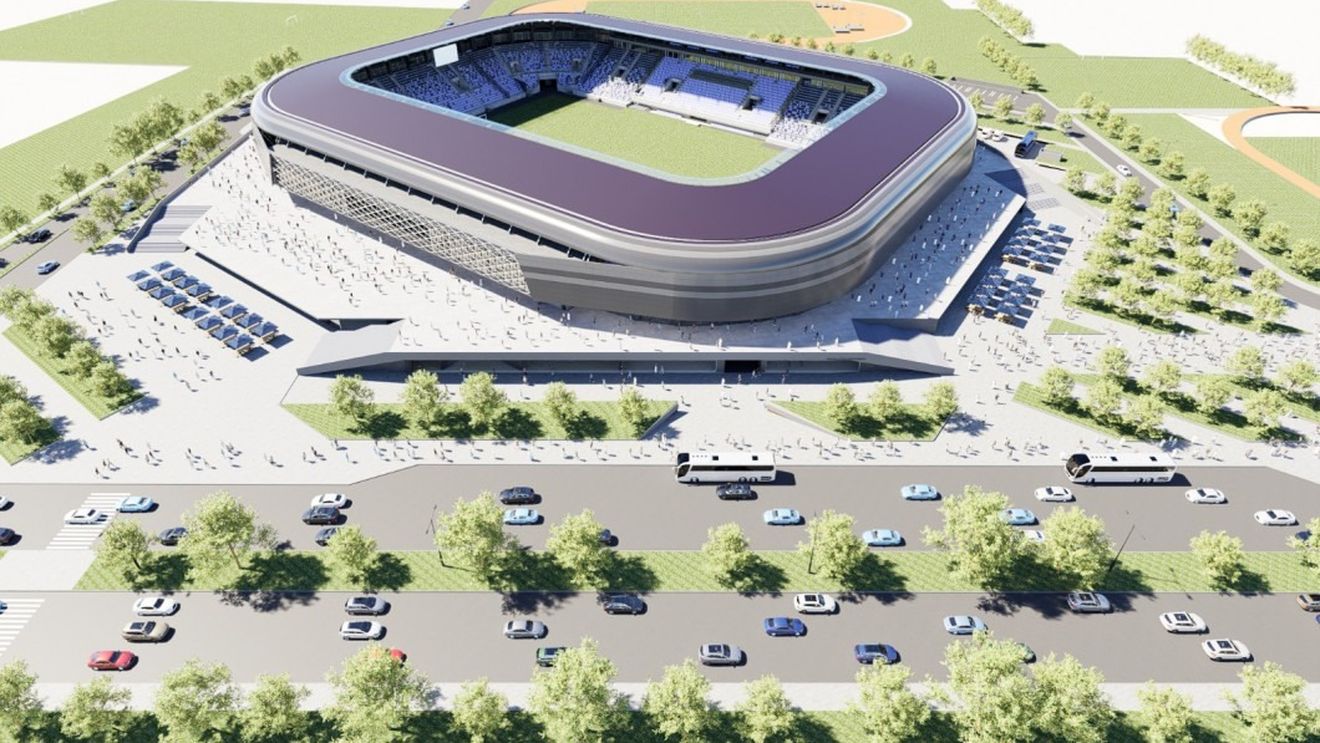 Reacția companiei Construcții Erbașu după protestul muncitorilor nepalezi care lucrează la noul stadion de la Pitești: „Toți angajații sunt tratați corect și legal”
