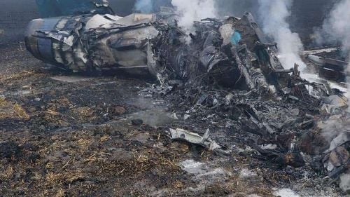 FOTO VIDEO Un MIG 21 LanceR s-a prăbușit la Fetești în timpul unui show aviatic. Pilotul și-a pierdut viața