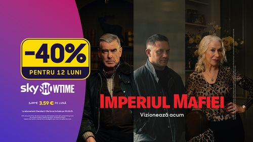 Harrigan vs. Stevenson – un război al familiilor care zguduie Londra. Vizionează în exclusivitate Imperiul mafiei pe SkyShowtime. -ECONOMISEȘTE 40% PENTRU 12 LUNI cu abonamentul nostru Standard(P)