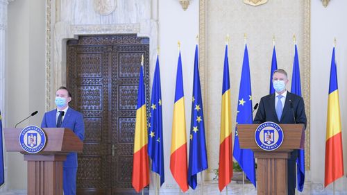 Iohannis, ședință cu premierul Cîțu, vicepremierul Barna și miniștrii Nazare și Ghinea