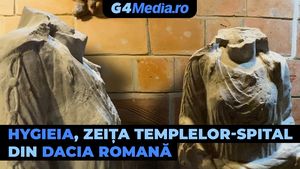 Statuia cult a zeiței Sănătății, Hygieia, vedeta Muzeului Național al Unirii din Alba Iulia.