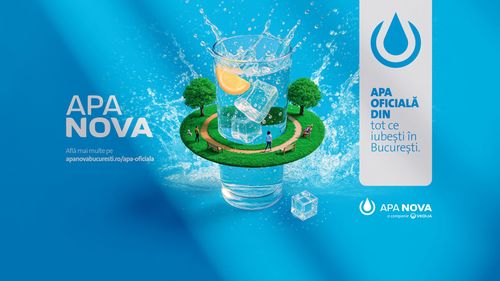 Apa Nova lansează campania „Apa oficială din tot ce iubești în București”