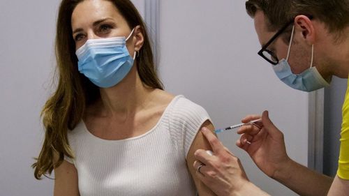 Prinţesa Kate a Marii Britanii a primit prima doză de vaccin împotriva COVID-19