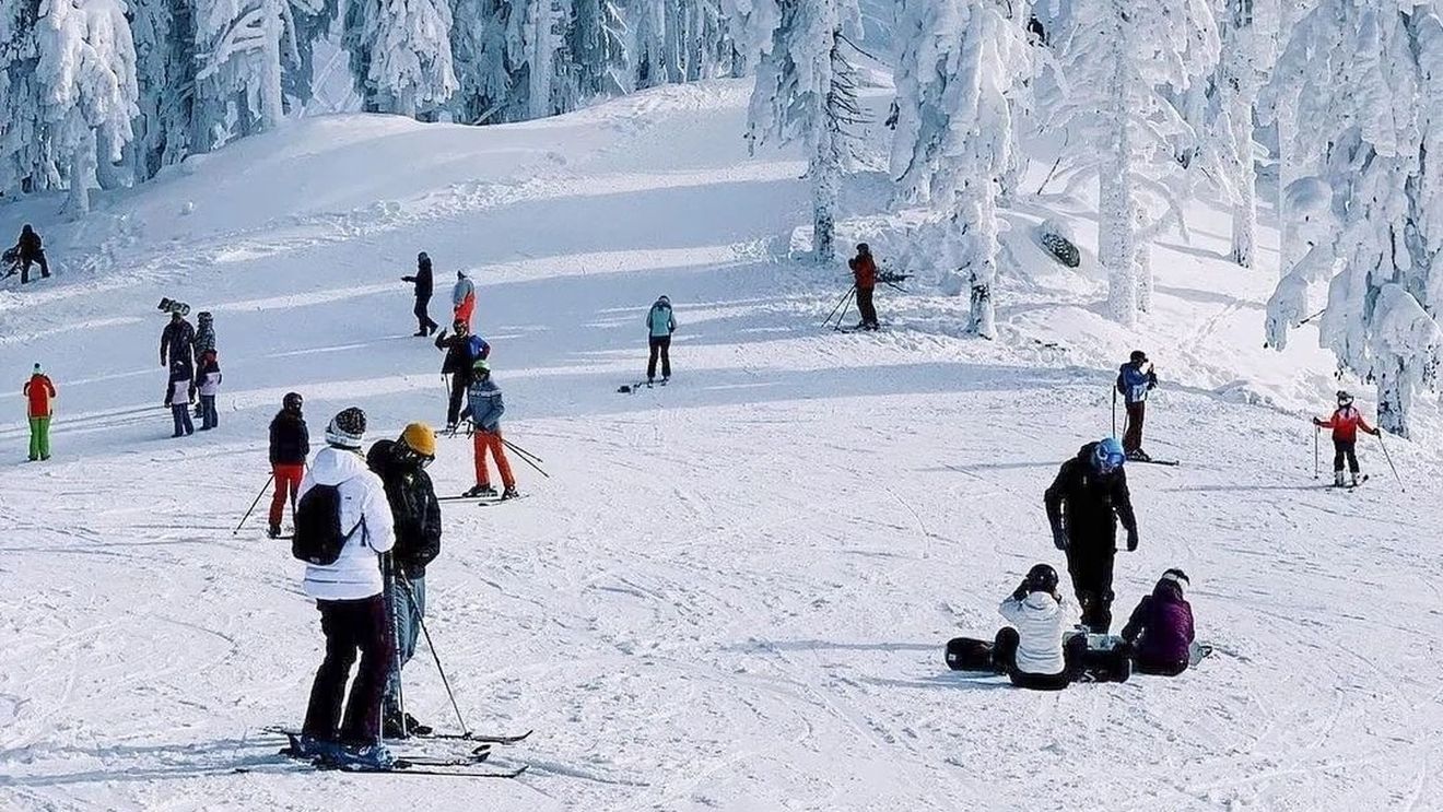 Pârtiile din partea superioară a masivului Postăvaru sunt deschise / Instalaţiile de transport pe cablu funcţionează deşi zona este sub avertizare meteo de viscol