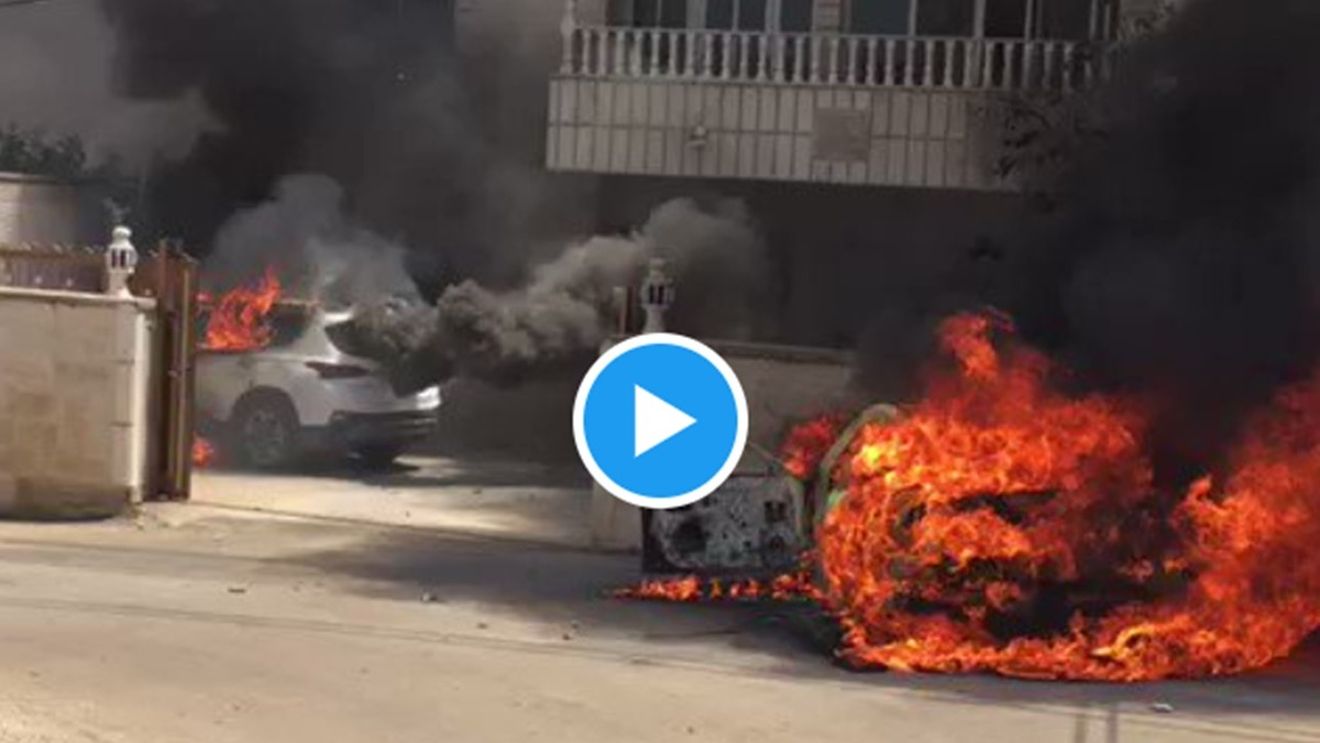 Violențe în Cisiordania: Zeci de coloniști israelieni au atacat satul Turmusayya, incendiind terenuri agricole și mașini / Un palestinian a fost ucis