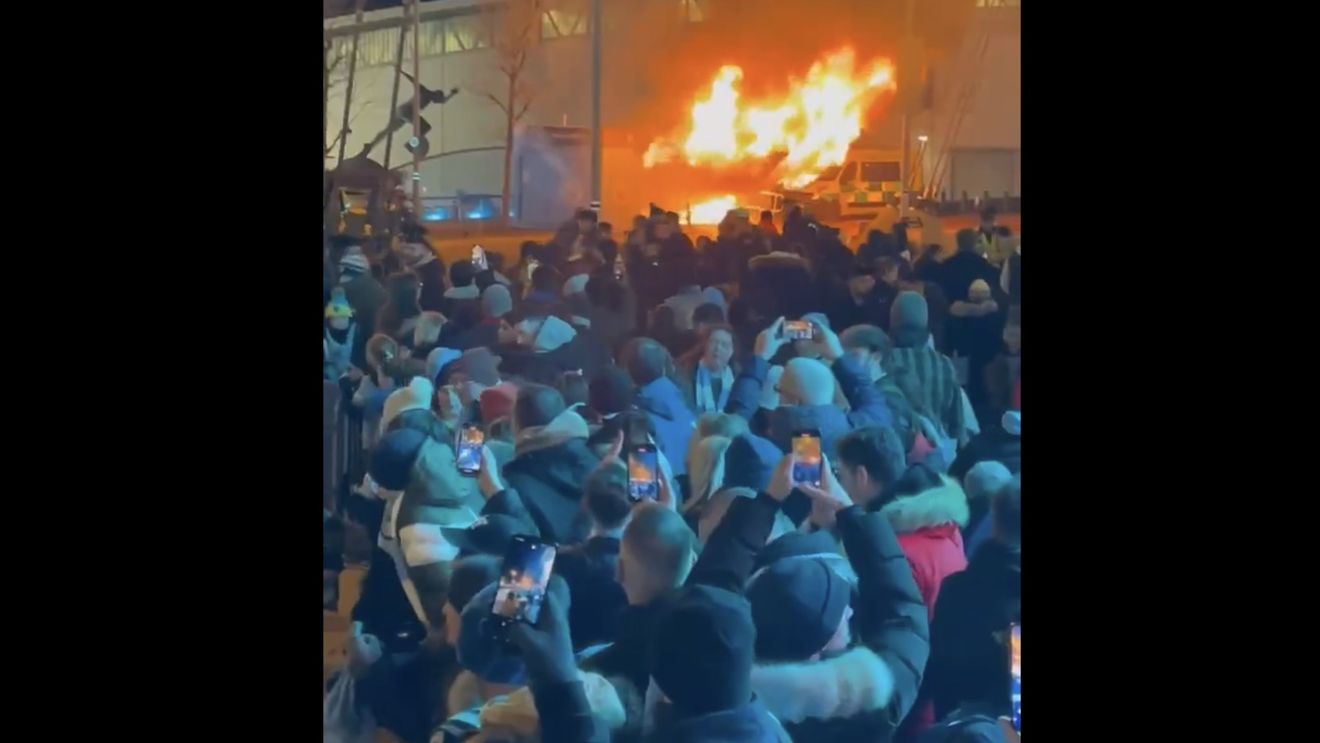 VIDEO Incendiu la stadionul echipei Manchester City înaintea meciului cu FC Bruges, din Liga Campionilor
