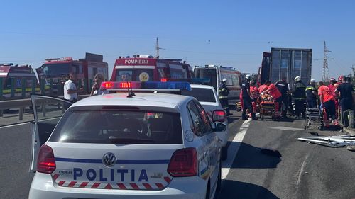 Accident grav pe autostrada A2, spre Constanța: Un copil de 11 ani a murit şi un bărbat a fost grav rănit
