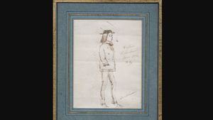 Un portret al lui Rimbaud realizat de Verlaine a fost vândut cu 585.000 de euro