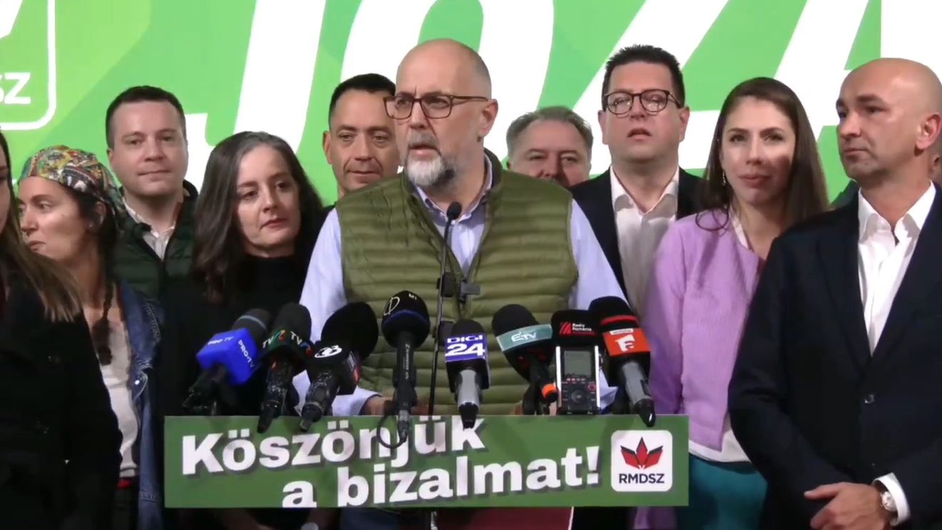 Kelemen Hunor spune că UDMR a luat peste 5% din voturi / „Le mulțumim celor care au văzut rezultatele primului tur al prezidențialelor și au înțeles pericolul foarte mare și au zis că vor veni să ne voteze”