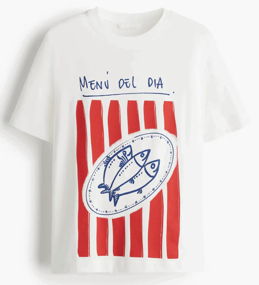 tricou de vara print, moda de plaja 