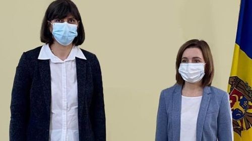 Maia Sandu s-a întâlnit la Bruxelles cu Laura Codruța Kovesi. Republica Moldova vrea să colaboreze cu Parchetul European pentru combaterea contrabandei și spălării banilor