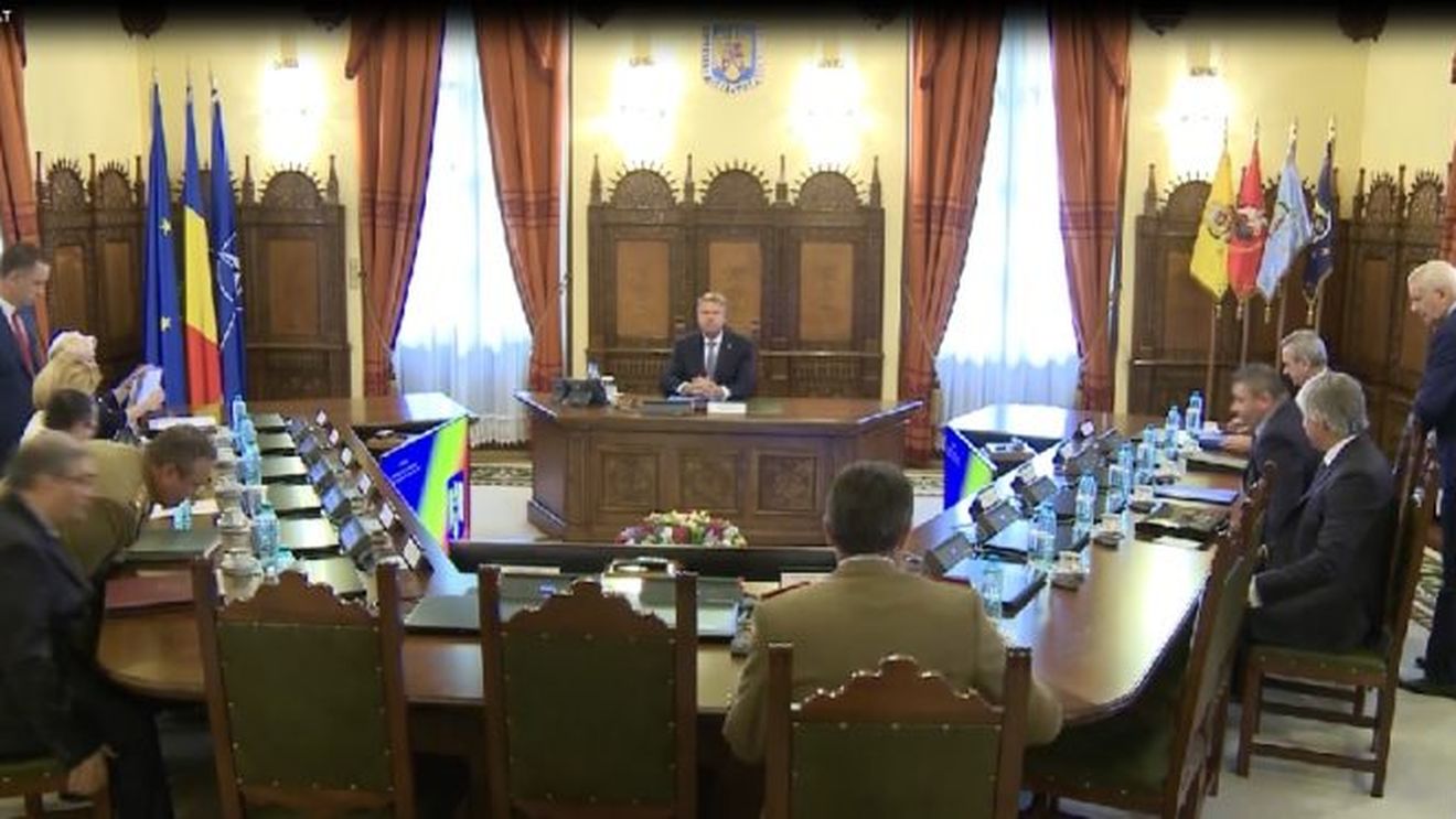Președintele Iohannis a convocat Consiliului Suprem de Apărare a Țării pentru 4 septembrie