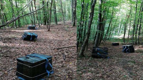 Botoșani: Polițiștii de Frontieră din Dorohoi au tras focuri de armă pentru prinderea unor contrabandiști de țigări / Au fost descoperite șase colete cu peste 9.000 de țigarete