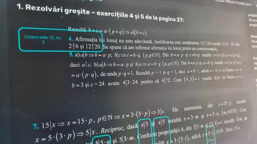 EXCLUSIV Greșelile din manualul de Matematică de clasa a VI-a scos de Editura unică: exerciții incomplete, probleme eronate