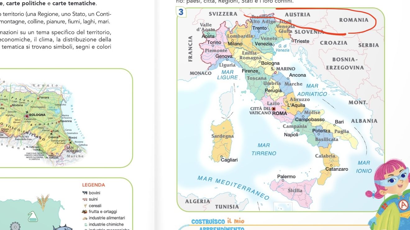 Maghiarii semnalează că țara lor nu apare într-un manual italian de geografie / ”Am căutat în zadar Ungaria pe hartă, dar toate semnele arată că țara noastră a fost uitată. România a luat locul Ungariei”