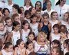 VIDEO | Stema României Socialiste pe costumele gimnastelor care au evoluat la inaugurarea sălii „Nadia Comăneci din Otopeni” / Fundația Țiriac: „Fetițele au purtat costume care au evocat ținuta Nadiei de la Montreal”