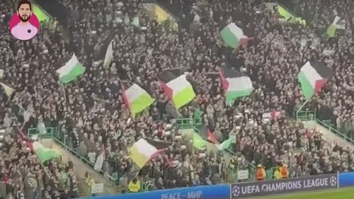 Celtic Glasgow, amendată de UEFA după ce fanii au afisat mesaje anti Israel și steaguri ale Palestinei, la meciul cu Atletico din Liga Campionilor
