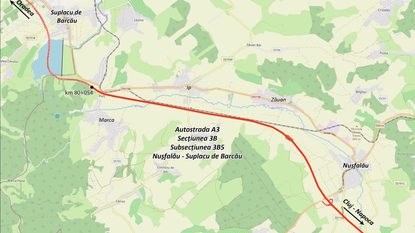 Drulă anunță că a emis autorizația de construcție pentru încă 13 km din autostrada Transilvania, tronsonul Nușfalău - Suplacu de Barcău