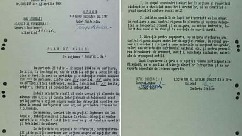 România la Olimpiada de la Los Angeles din 1984: unul din șase membri ai delegației era informator al Securității / Dezvăluiri CNSAS