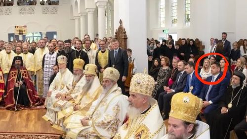 George Simion, pe site-ul Basilica, agenția de Știri a Patriarhiei Române / Liderul AUR apare într-o fotografie, după ce a participat la întronizarea primului Arhiepiscop Ortodox Român al Marii Britanii