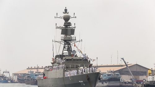 VIDEO O fregată iraniană a fost atacată de un submarin american în largul Sri Lanka / Cel puțin 80 de morți