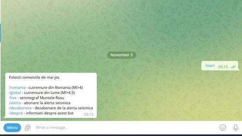 Institutul pentru Fizica Pământului informează cetățenii ÎNAINTE de producerea unui cutremur, prin intermediul unui canal de Telegram