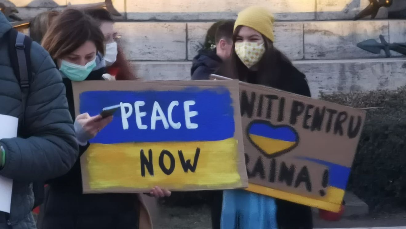 Cluj Napoca: Manifestație pentru solidaritate cu Ucraina, în această seară în centrul orașului