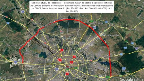 Centura Capitalei va fi modernizată şi va deveni arteră urbană. Ce soluţii au drumarii pentru fluidizarea circulaţiei şi conectarea cu Autostrada inelară - A0