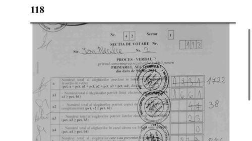 UPDATE/FOTO Clotilde Arman prezintă procese verbale care arată cum au fost modificate scorurile electorale în mai multe secții de votare / La secția 144, Biroul Electoral a renumărat deja buletinele: „Am fost votată de 193 de persoane și inițial aveam 6 voturi”