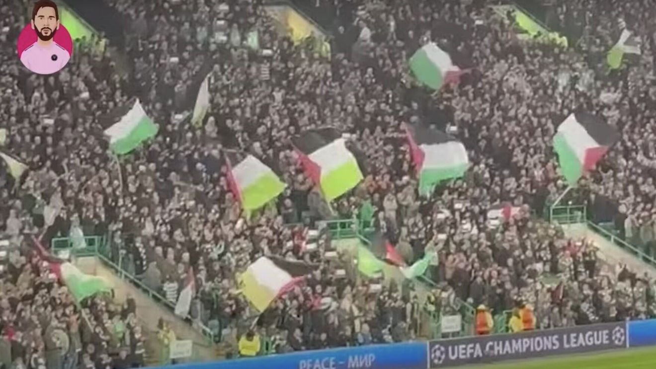 Celtic Glasgow, amendată de UEFA după ce fanii au afisat mesaje anti Israel și steaguri ale Palestinei, la meciul cu Atletico din Liga Campionilor