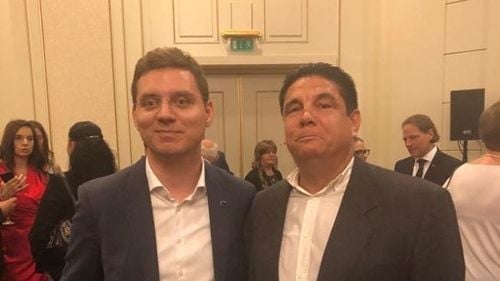 Victor Negrescu, în compania unui fost polițist condamnat la închisoare pentru că a luat șpagă de la studenți ca să treacă examenele de la Academia de Poliție