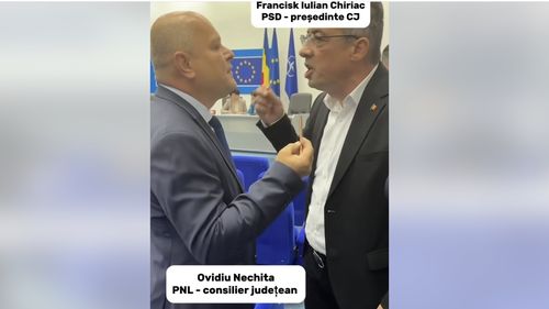 VIDEO Dialog între președintele CJ Brăila (PSD) și liderul de grup PNL: ”Zât!” - ”Zât să-i spui lu' mă-ta, măi porcule, ce eu sunt pisică?” / Ședința a fost suspendată