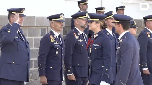 Prinţesa Leonor a Spaniei începe ultimul an de pregătire militară
